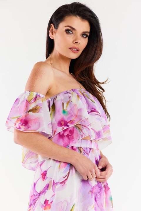 Bluzka Model A511 Violet - awama - L/XL Bluzka Model A511 Violet - awama - L/XL