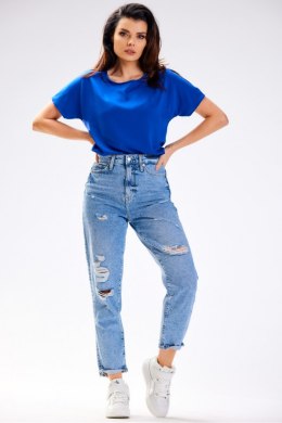 Bluzka Model A588 blue - awama - M