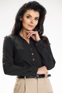 Bluzka Model A649 Black - awama - XL Bluzka Model A649 Black - awama - XL