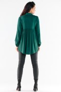 Koszula Damska Model A527 Bottle Green - awama - M