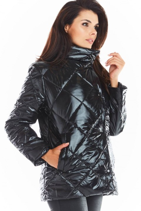 Kurtka Damska Model A384 Pikówka Black - awama - S/M Kurtka Damska Model A384 Pikówka Black - awama - S/M