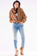 Kurtka Damska Model A533 Brown - awama - S/M Kurtka Damska Model A533 Brown - awama - S/M