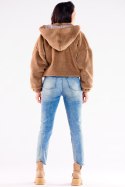 Kurtka Damska Model A533 Brown - awama - S/M Kurtka Damska Model A533 Brown - awama - S/M