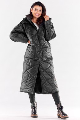 Płaszcz Damski Model A541 Black - awama - S/M