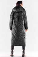 Płaszcz Damski Model A541 Black - awama - S/M Płaszcz Damski Model A541 Black - awama - S/M