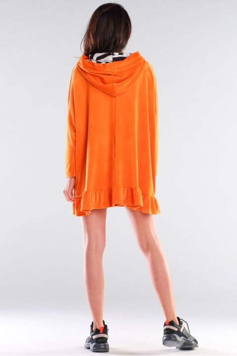 Sukienka Bluza Model A419 Orange - awama - uniwersalny Sukienka Bluza Model A419 Orange - awama - uniwersalny