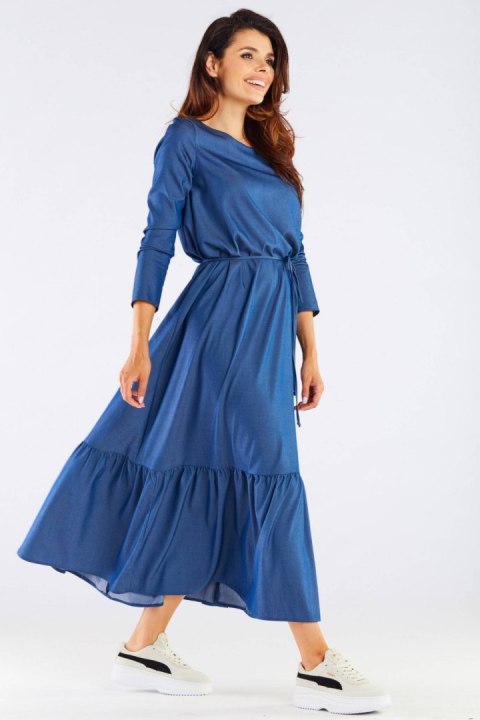 Sukienka Model A455 Blue - awama - L/XL Sukienka Model A455 Blue - awama - L/XL