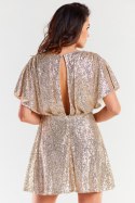 Sukienka Model A488 Beige - awama - L Sukienka Model A488 Beige - awama - L