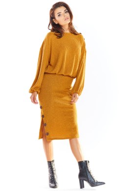 Sweter Damski Model A318 Camel - awama - L/XL