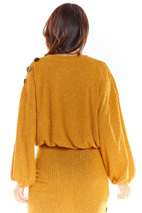 Sweter Damski Model A318 Camel - awama - S/M Sweter Damski Model A318 Camel - awama - S/M