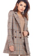 Żakiet Model A364 Brown Krata - awama - L/XL Żakiet Model A364 Brown Krata - awama - L/XL