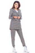 Żakiet Model A364 Navy Krata - awama - S/M Żakiet Model A364 Navy Krata - awama - S/M