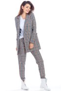 Żakiet Model A364 Navy Krata - awama - S/M Żakiet Model A364 Navy Krata - awama - S/M