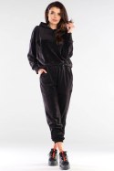 Bluza Damska Model A412 Black - awama - L/XL Bluza Damska Model A412 Black - awama - L/XL