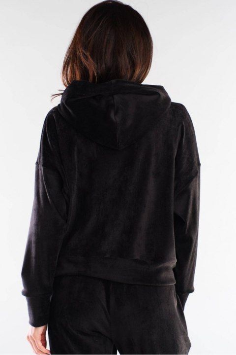 Bluza Damska Model A412 Black - awama - L/XL Bluza Damska Model A412 Black - awama - L/XL