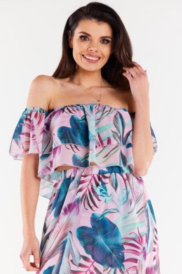 Bluzka Model A511 Tropical - awama - S/M