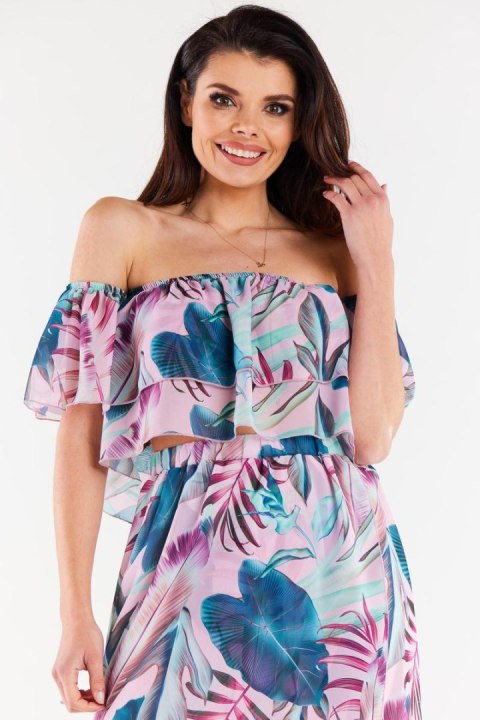 Bluzka Model A511 Tropical - awama - S/M