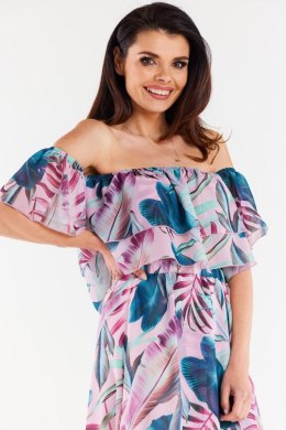 Bluzka Model A511 Tropical - awama - S/M