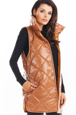 Kamizelka Damska Model A383 Beige Pikówka - awama - L/XL