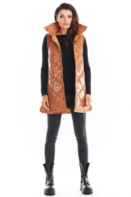 Kamizelka Damska Model A383 Beige Pikówka - awama - L/XL