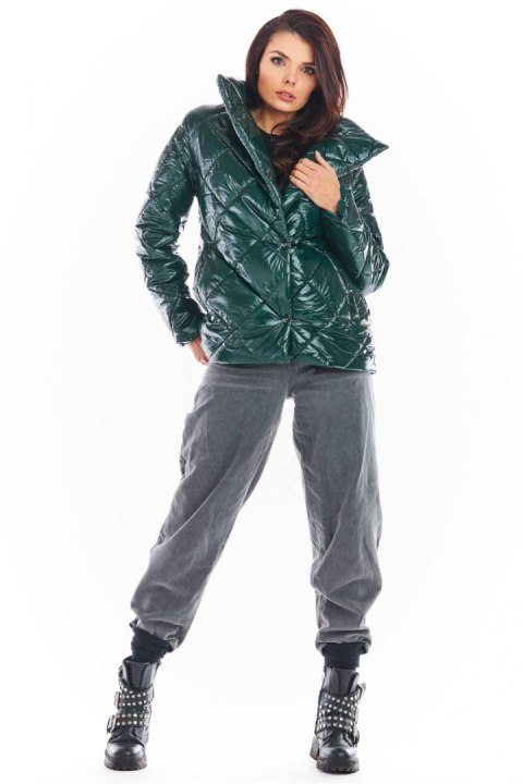 Kurtka Damska Model A384 Pikówka Green - awama - S/M Kurtka Damska Model A384 Pikówka Green - awama - S/M