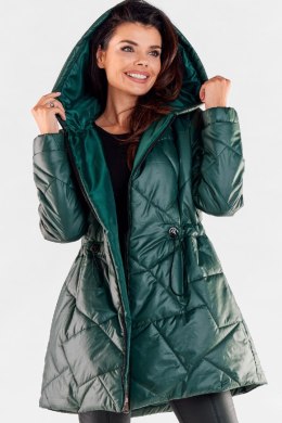Kurtka Damska Model A540 Bottle Green - awama - L/XL
