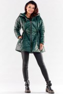 Kurtka Damska Model A540 Bottle Green - awama - L/XL Kurtka Damska Model A540 Bottle Green - awama - L/XL