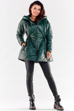 Kurtka Damska Model A540 Bottle Green - awama - L/XL