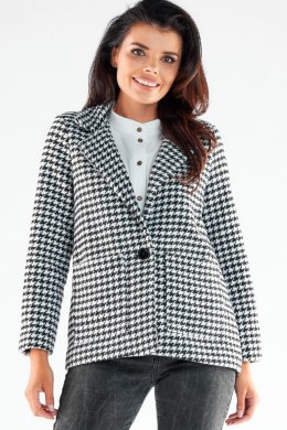 Kurtka Damska Model A545 Houndstooth - awama - XL