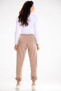 Spodnie Damskie Model A608 Latte - awama - L