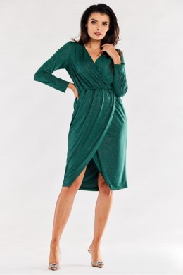 Sukienka Model A548 Bottle Green - awama - L