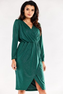 Sukienka Model A548 Bottle Green - awama - M