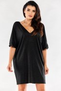 Sukienka Model A557 Black - awama - uniwersalny Sukienka Model A557 Black - awama - uniwersalny