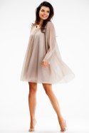 Sukienka Model A628 Beige - awama - S/M Sukienka Model A628 Beige - awama - S/M