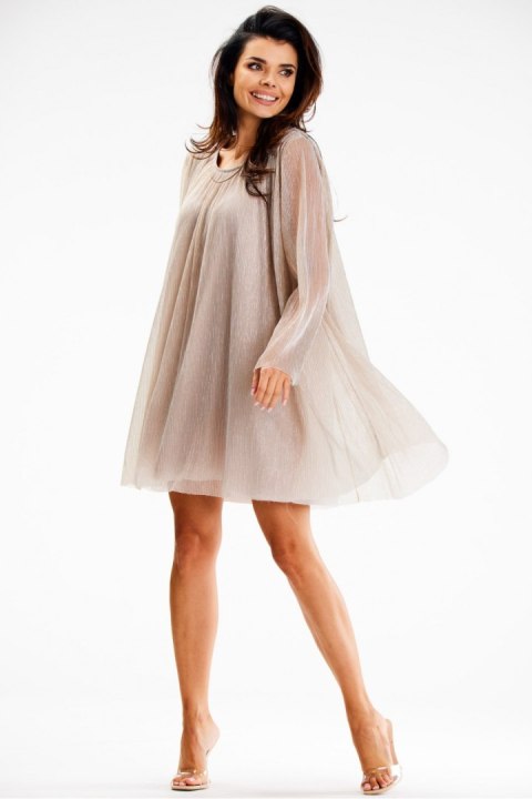 Sukienka Model A628 Beige - awama - S/M Sukienka Model A628 Beige - awama - S/M