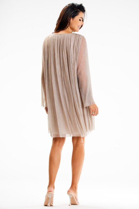 Sukienka Model A628 Beige - awama - S/M Sukienka Model A628 Beige - awama - S/M