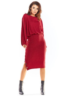 Sweter Damski Model A318 Bordo - awama - S/M