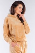 Bluza Damska Model A412 Beige - awama - S/M Bluza Damska Model A412 Beige - awama - S/M
