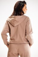 Bluza Damska Model A607 Latte - awama - L Bluza Damska Model A607 Latte - awama - L