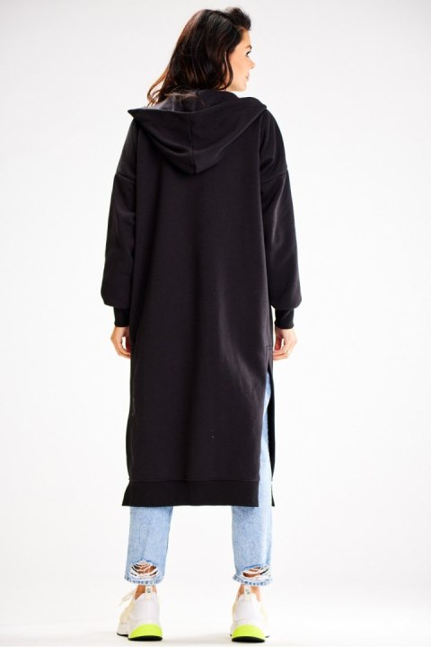 Bluza Damska Model A613 Black - awama - L/XL Bluza Damska Model A613 Black - awama - L/XL