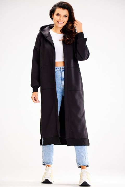 Bluza Damska Model A613 Black - awama - S/M Bluza Damska Model A613 Black - awama - S/M