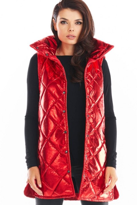 Kamizelka Damska Model A383 Red Pikówka - awama - S/M