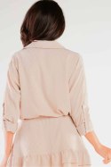 Koszula Damska Model A425 Beige - awama - L/XL