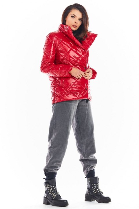 Kurtka Damska Model A384 Pikówka Red - awama - S/M Kurtka Damska Model A384 Pikówka Red - awama - S/M
