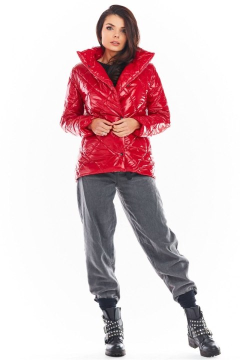 Kurtka Damska Model A384 Pikówka Red - awama - S/M Kurtka Damska Model A384 Pikówka Red - awama - S/M