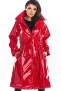 Płaszcz Damski Model A382 Red - awama - S/M Płaszcz Damski Model A382 Red - awama - S/M