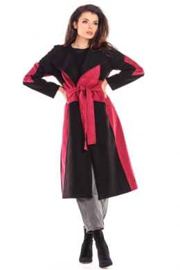 Płaszcz Damski Model A463 Bordo - awama - S/M
