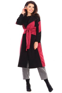 Płaszcz Damski Model A463 Bordo - awama - S/M