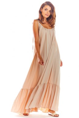 Sukienka Model A307 Beige - awama - uniwersalny