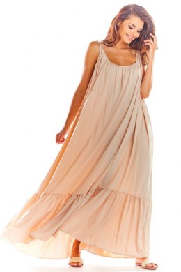 Sukienka Model A307 Beige - awama - uniwersalny